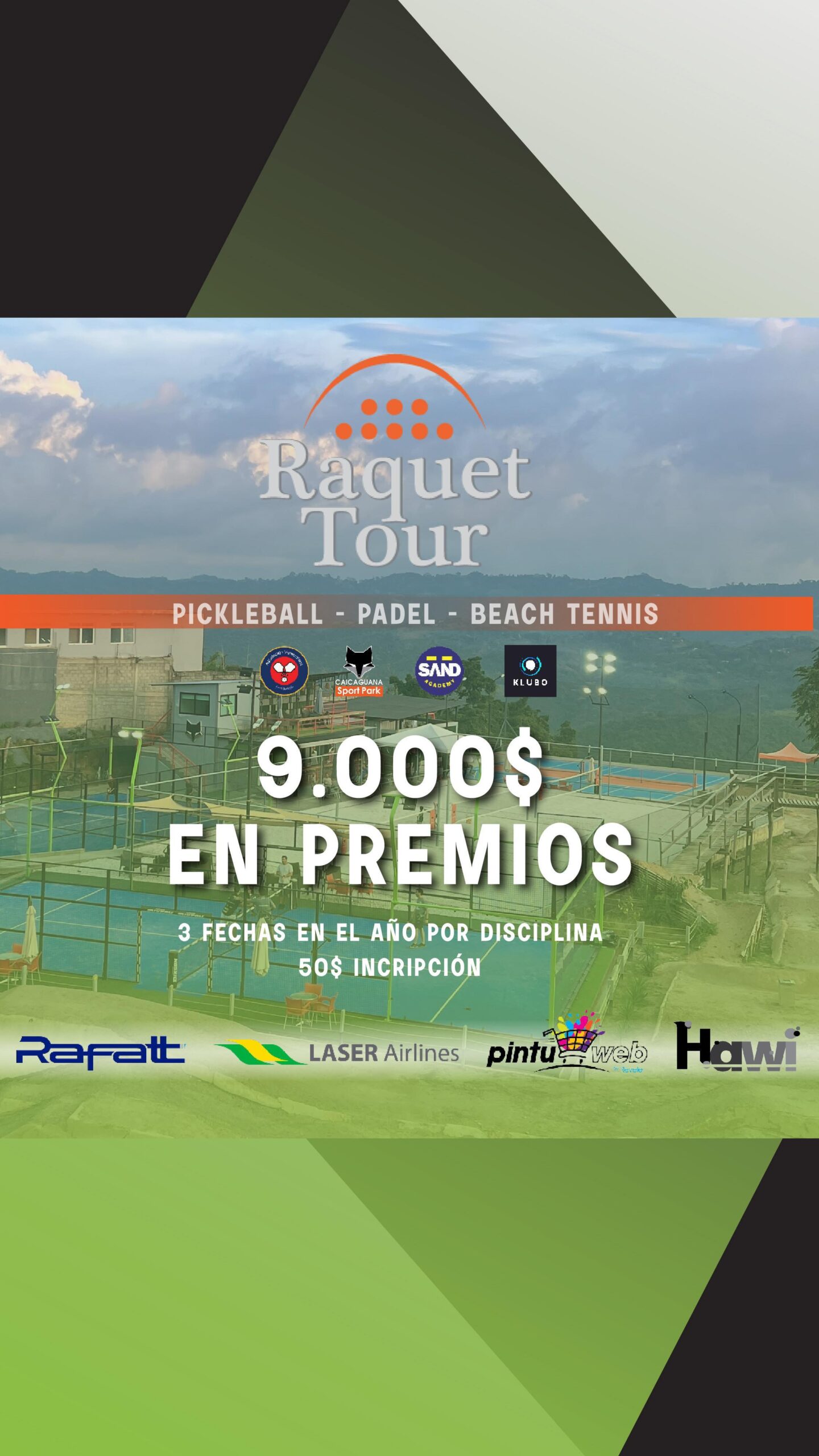 Caicaguana Sport Park Raquet Tour 2024 - Hablemos de Pickleball - Noticias del Pickleball en Español: Descubre las Novedades y Eventos del Pickleball en América Latina y el Mundo Hispano.