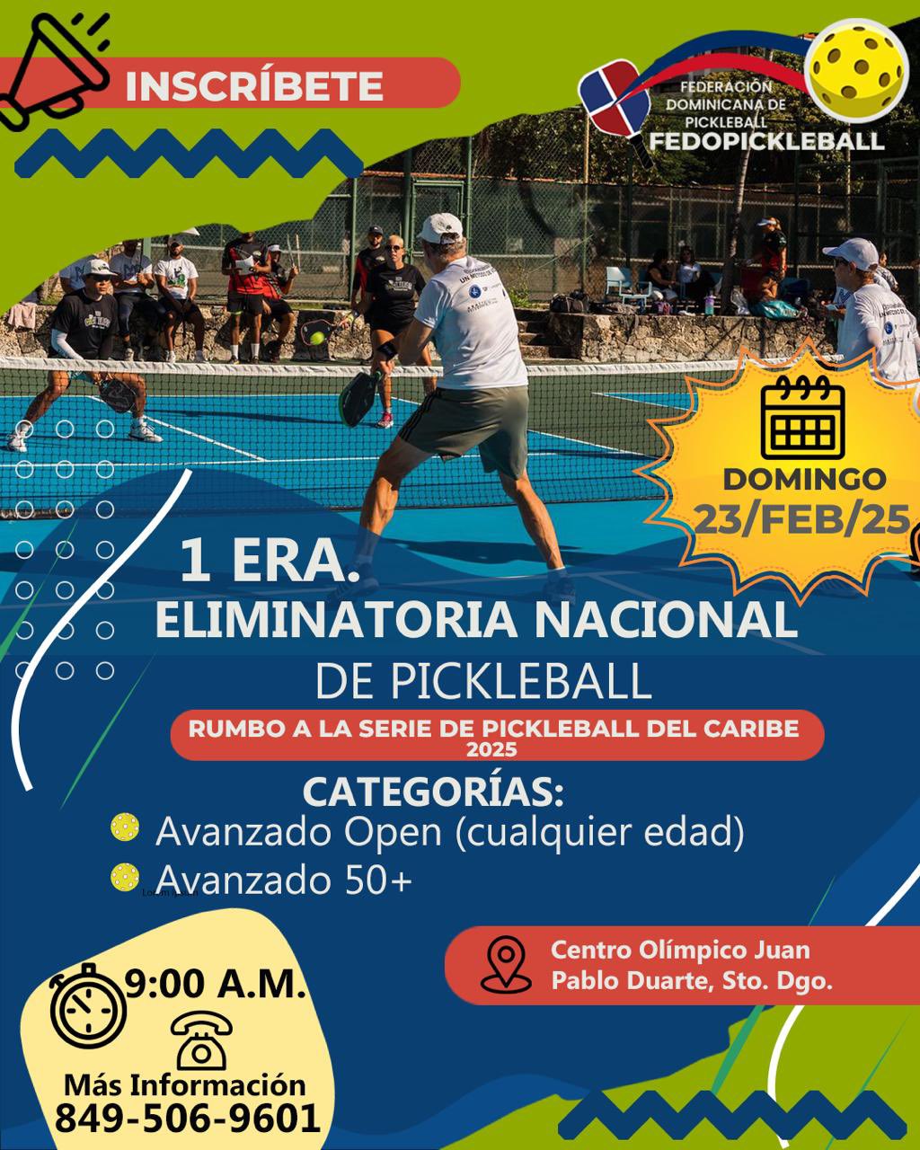 1era Eliminatoria Nacional de Pickleball - Hablemos de Pickleball - Noticias del Pickleball en Español: Descubre las Novedades y Eventos del Pickleball en América Latina y el Mundo Hispano.