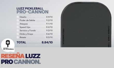 Luzz Pickleball PRO-Cannon: Reseña y Valoración