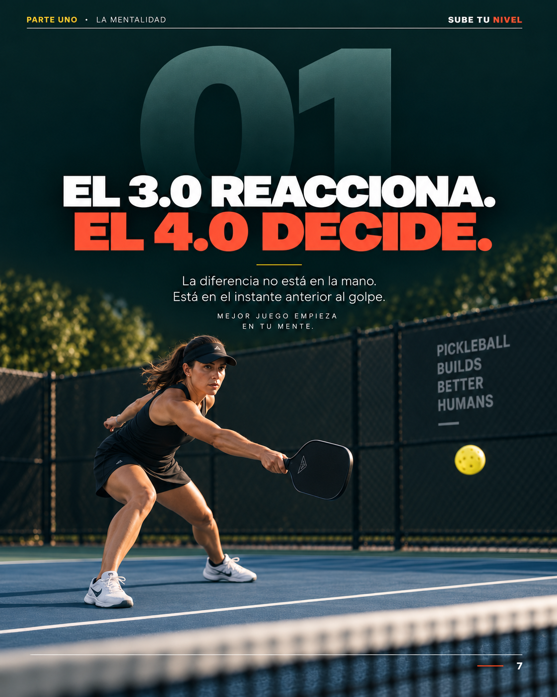 Ebook Sube tu nivel en el pickleball, de 3.0 a 4.0